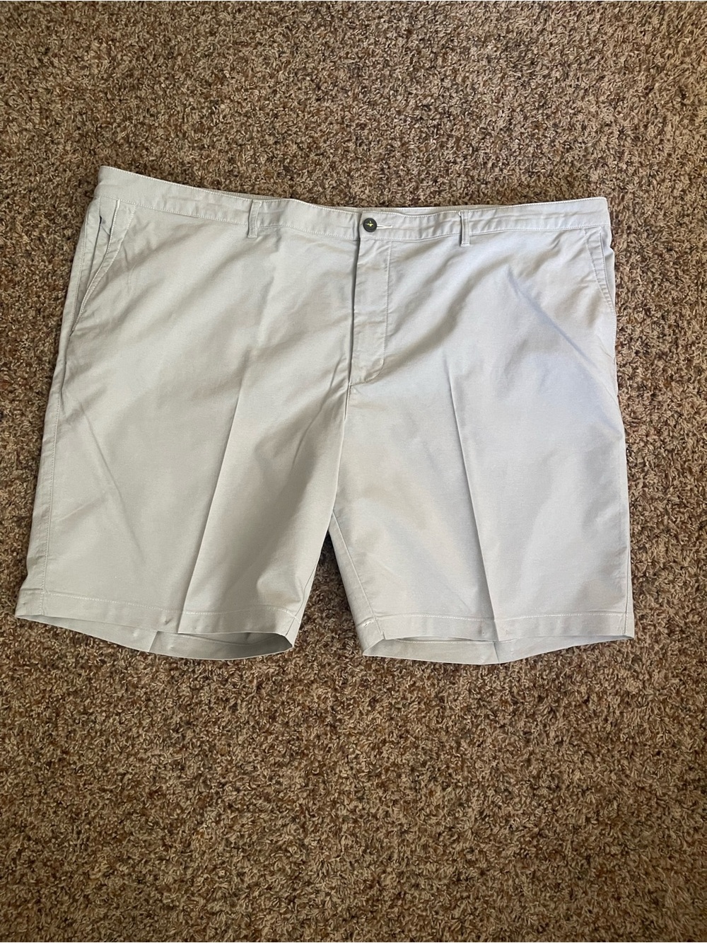 Tommy Bahama Light Gray Flat Front Men's Shorts